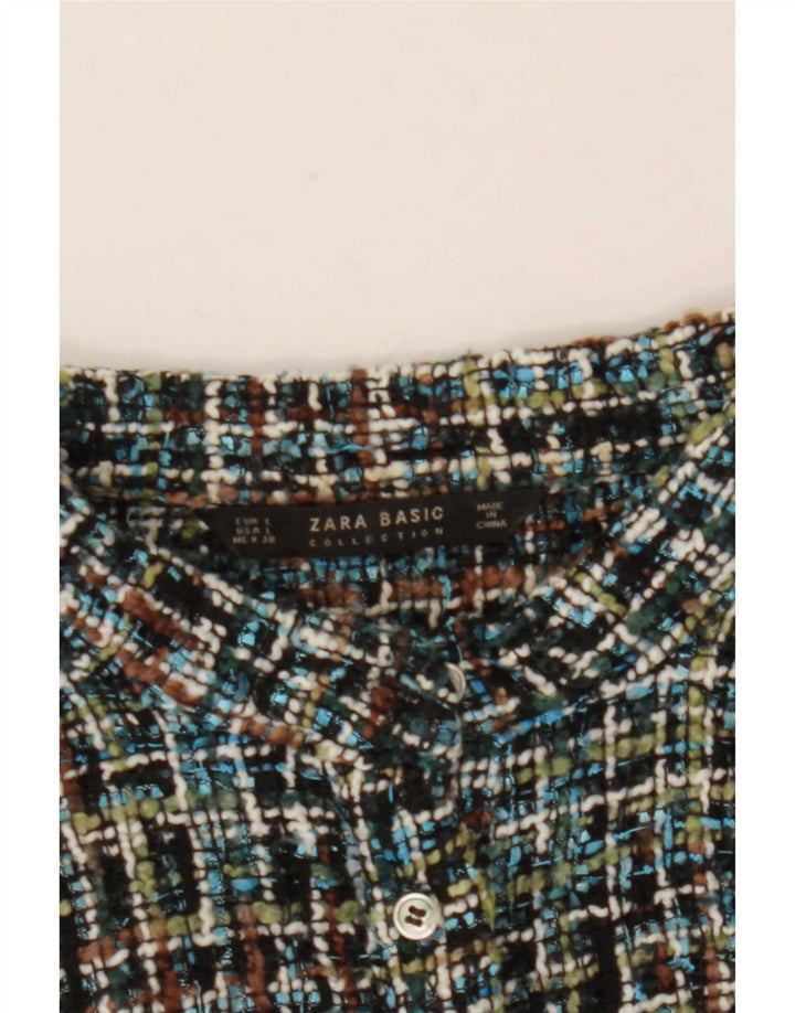 Cămașă pentru femei Zara UK 16 mare, multicoloră, cu dungi