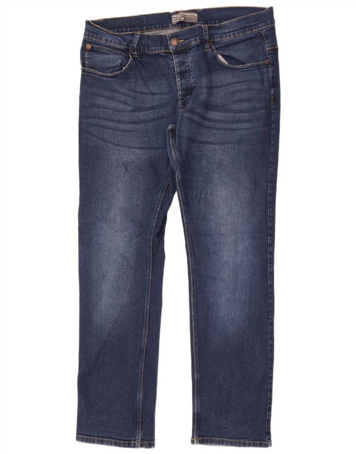 Blugi slim pentru bărbați French Connection W36 L32 Bumbac albastru