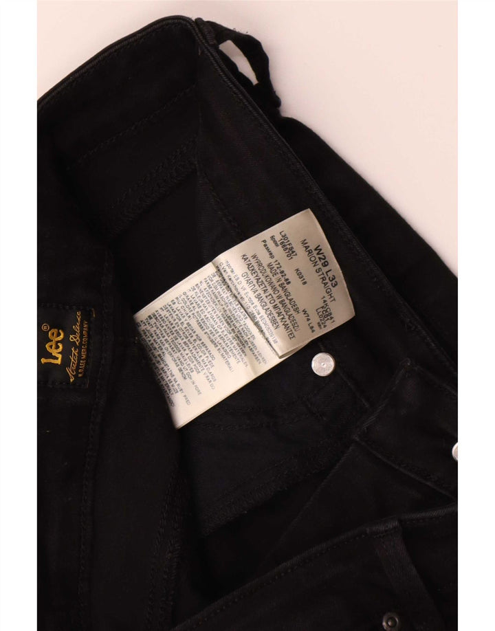 Blugi Lee Marion drepte pentru femei W29 L28 bumbac negru