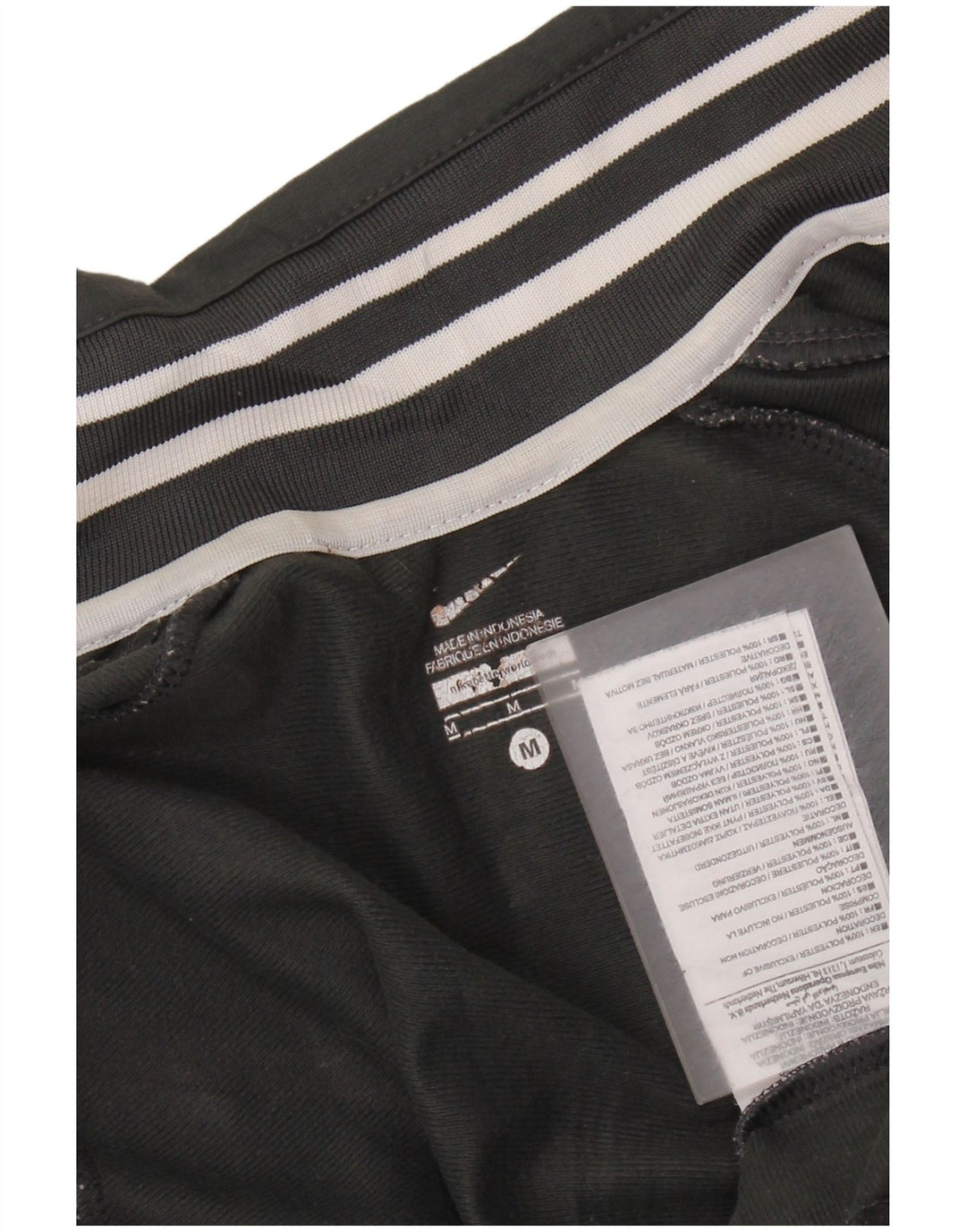 Jachetă de top pentru trening grafic NIKE pentru femei UK 14 Poliester mediu gri