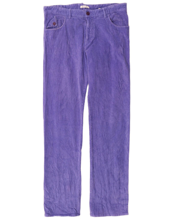 GF Ferre Pantaloni pentru bărbați din velur Ittierre IT 48 Medium W34 L33 Violet