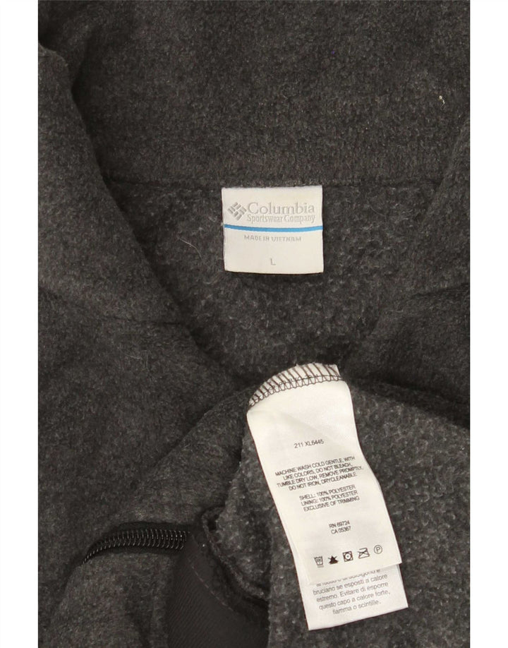 Jachetă fleece Columbia pentru femei UK 16, mare, gri, poliester