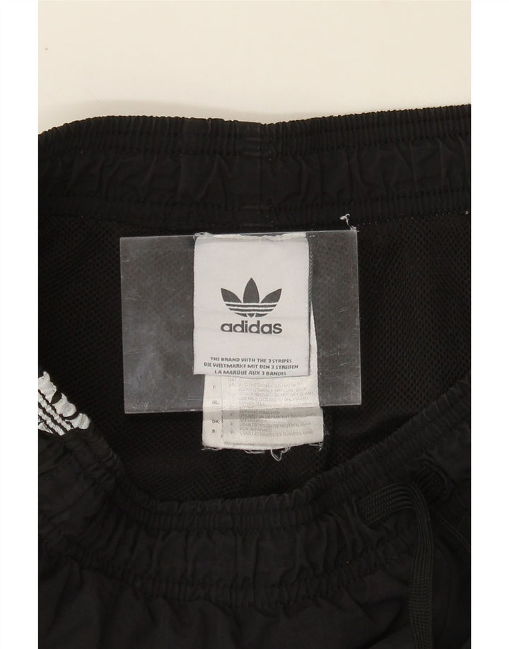 ADIDAS Mens Graphic Sport Shorts Small  Black Polyester Vintage Adidas and Second-Hand Adidas from Messina Hembry 