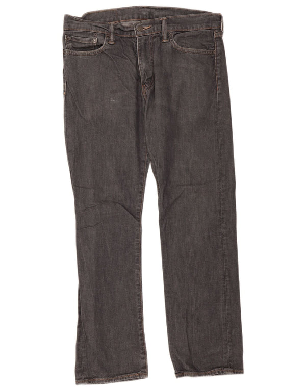 Blugi drepti pentru bărbați Levi's 504 W32 L30 bumbac gri