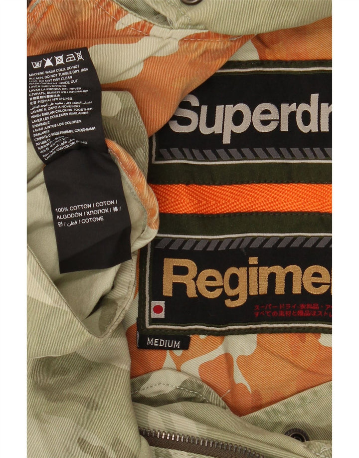 Jachetă militară supradimensionată pentru femei Superdry cu mâneci 3/4 UK 14 Medium Khaki