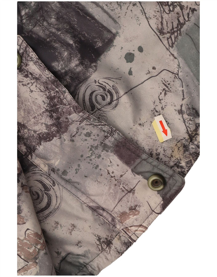 Jachetă de ploaie FUCHS & SCHMITT pentru femei, cu ajustare largă, UK 16, mare, gri, mozaic