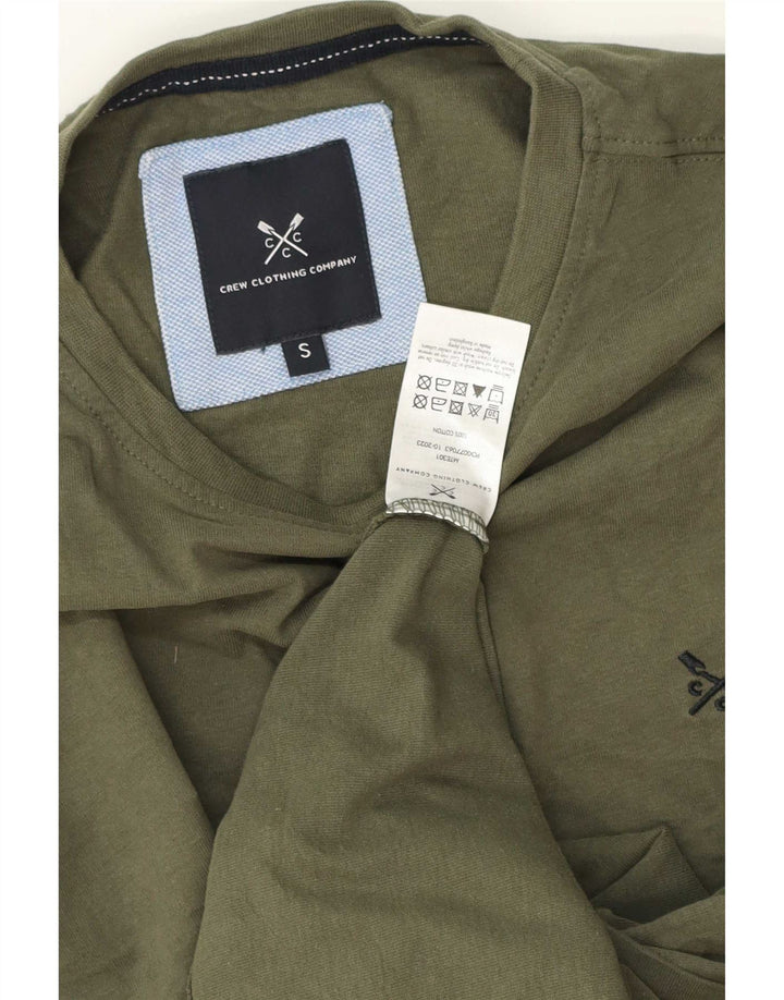 Crew Clothing Tricou pentru bărbați Top mic Kaki Bumbac