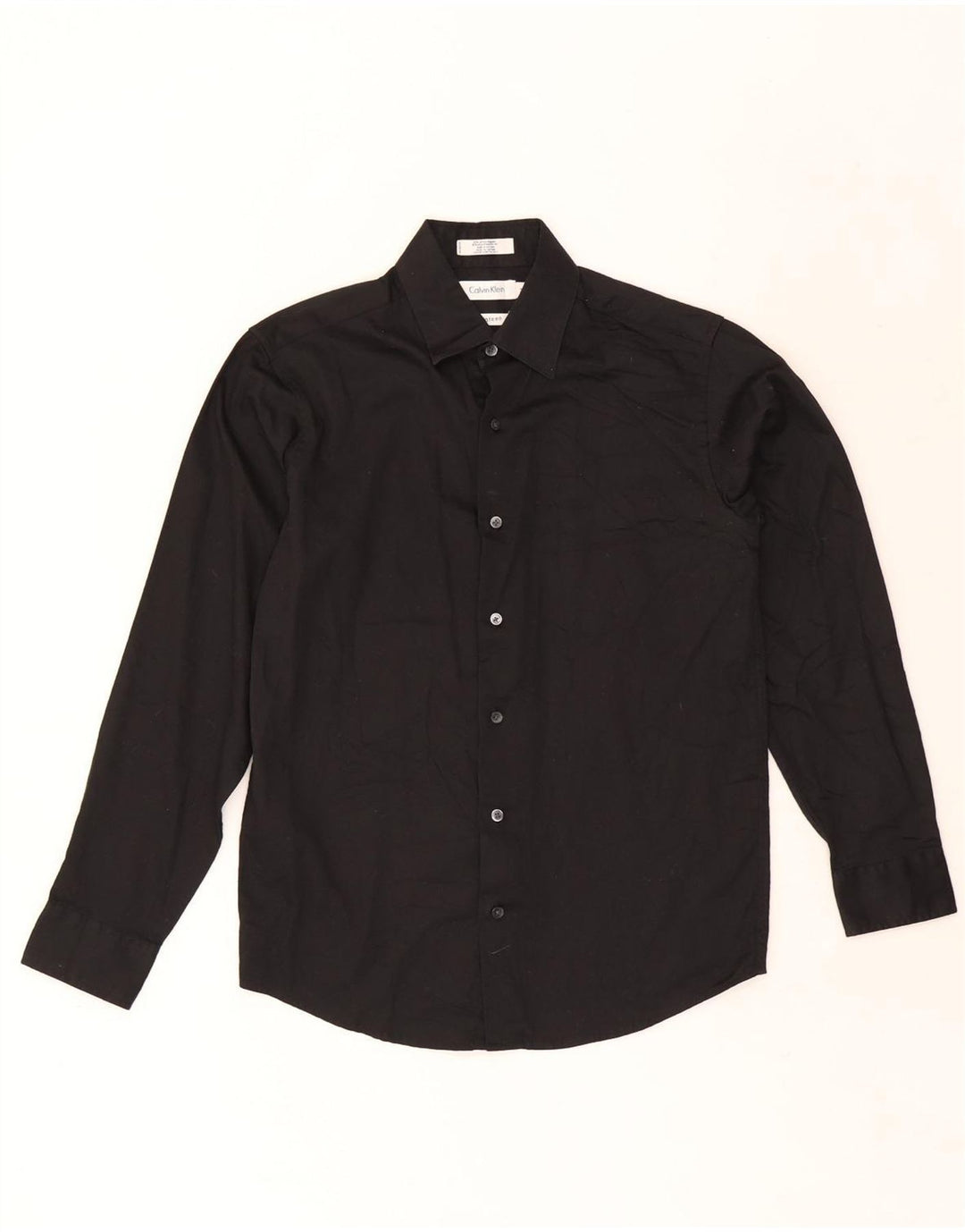 Cămașă Calvin Klein Băieți 13-14 Ani Bumbac Negru