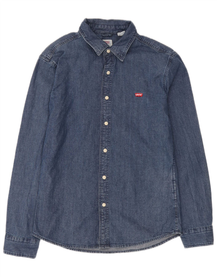 Cămașă Levi's Slim Fit Denim Bumbac Albastru Mediu