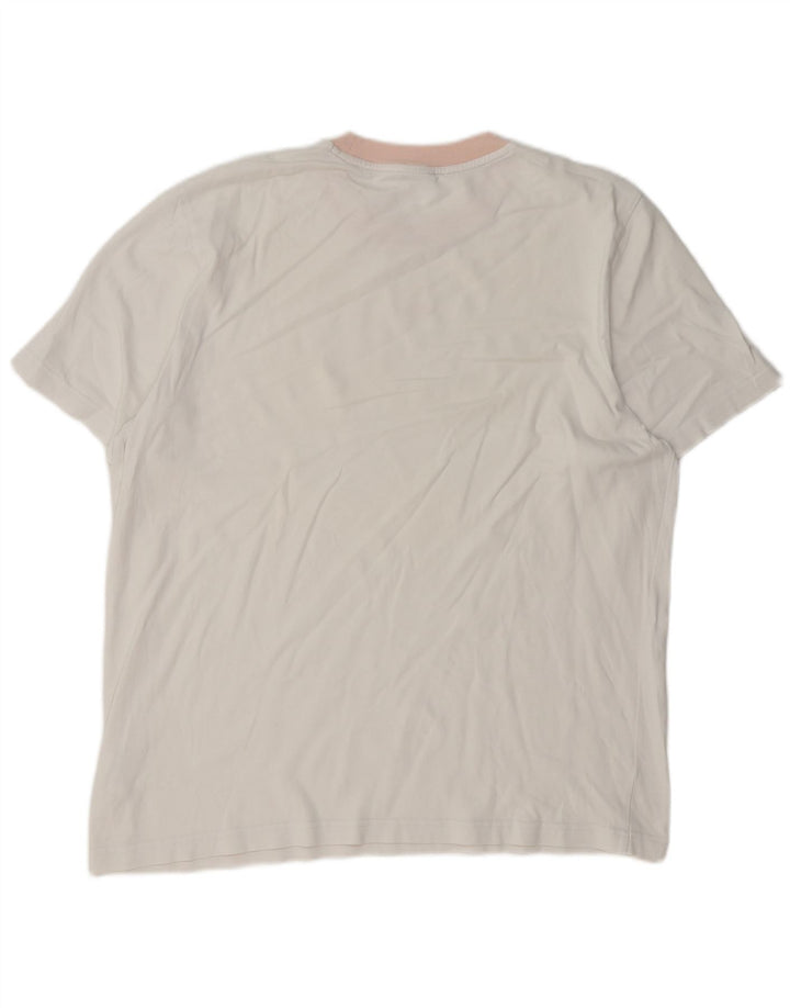 Tricou pentru bărbați PUMA Top mare din bumbac alb
