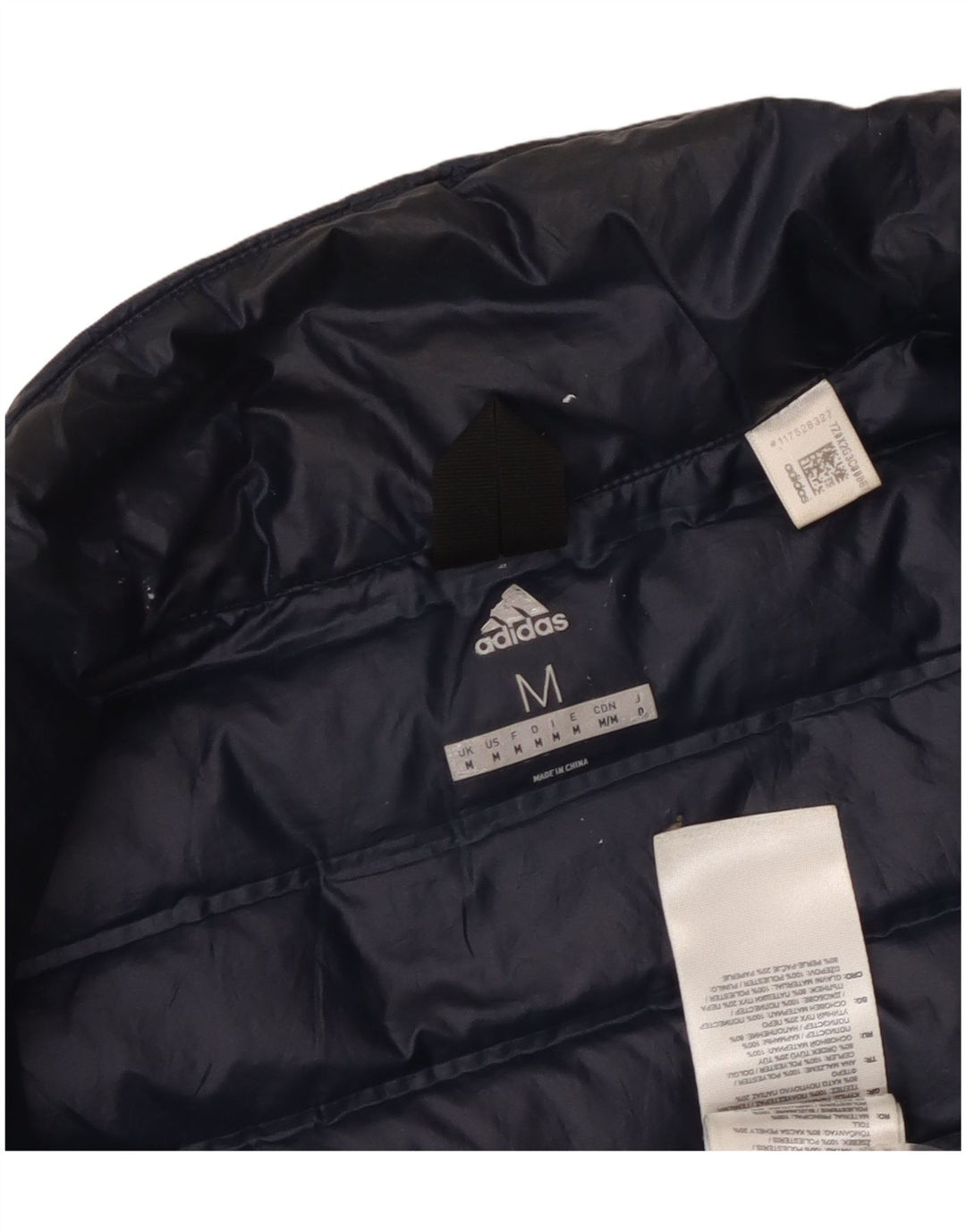 Jachetă căptușită pentru bărbați ADIDAS UK 38 Medium Bleumarin Poliester