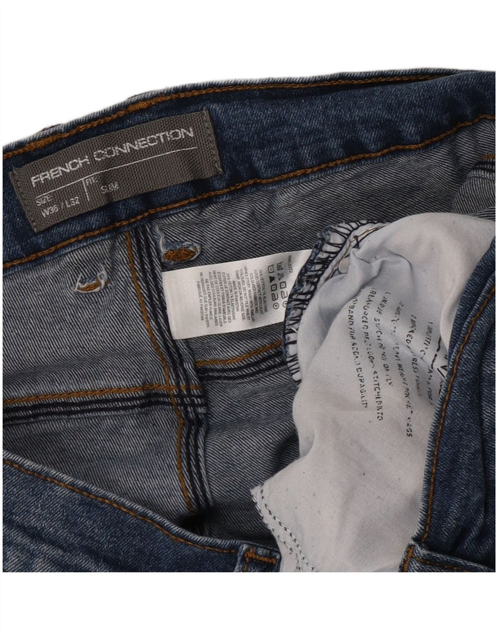 Blugi slim pentru bărbați French Connection W36 L32 Bumbac albastru
