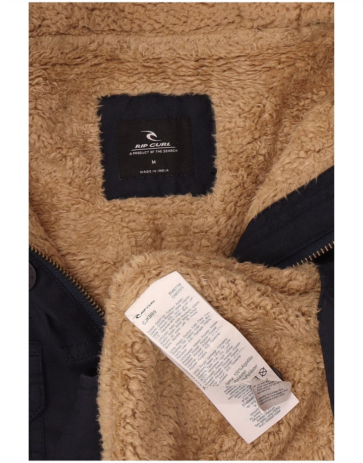 Jachetă cu glugă pentru bărbați Rip Curl UK 38 Bumbac, albastru bleumarin mediu