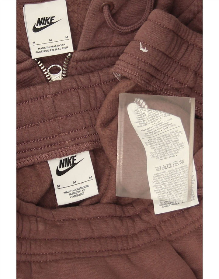 Trening complet Nike pentru femei cu glugă UK 14, bumbac maro mediu