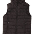 Gilet căptușit pentru femei Zara UK 14 Medium Black Nylon