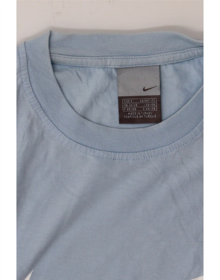 NIKE Mens Graphic T-Shirt Top UK 36/38 Small Blue Vintage Nike and Second-Hand Nike from Messina Hembry 