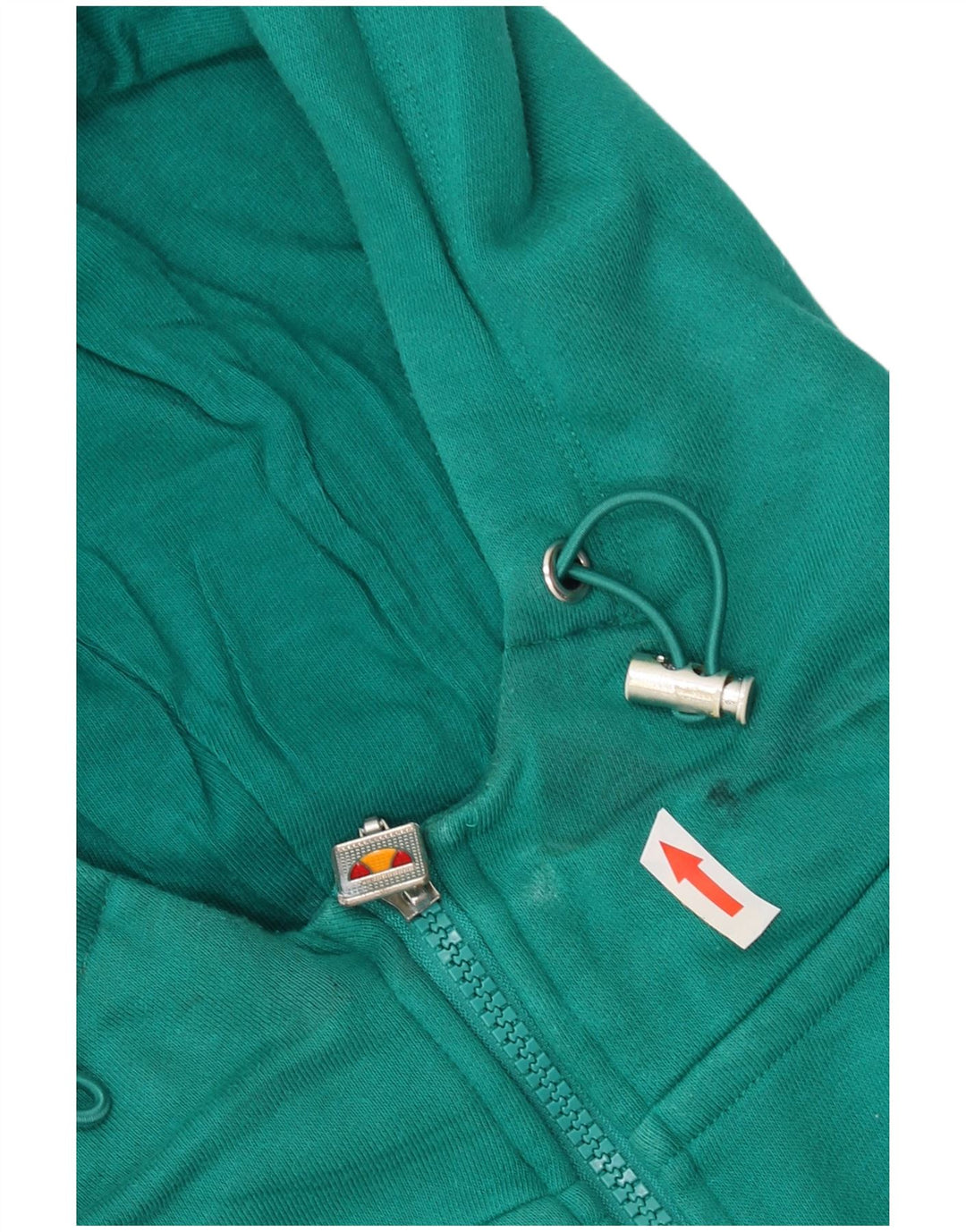 Pulover cu glugă cu grafic supradimensionat pentru femei Ellesse UK 12 Bumbac verde mediu
