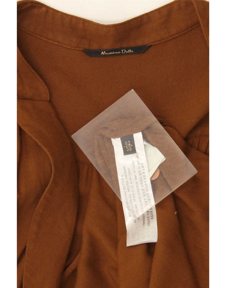 Massimo Dutti Rochie Wrap Femei EU 42 Maro Viscoza Maro