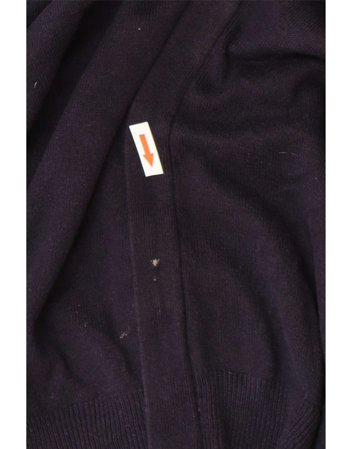 Pulover cardigan pentru bărbați Marks & Spencer XL, bumbac bleumarin