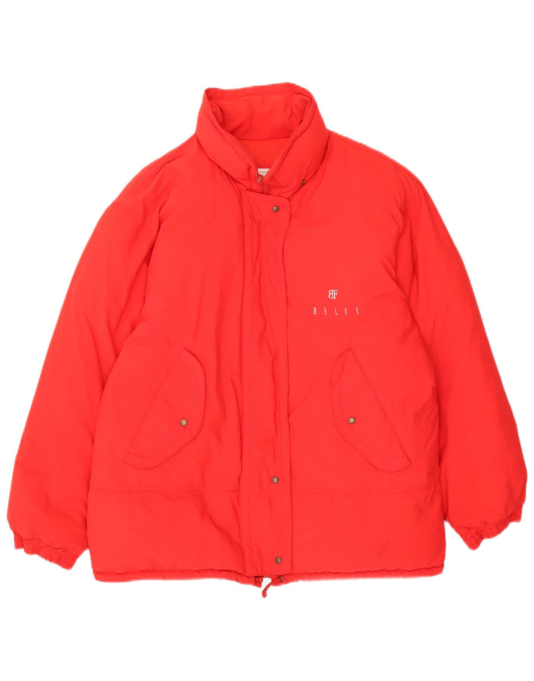 Jachetă căptușită supradimensionată Belfe & Femei UK 16 Large Red