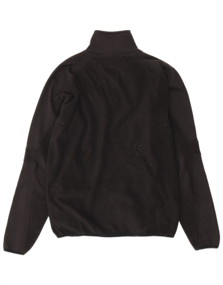 Pulover pentru bărbați KAPPA, cu fermoar și gât, din lână, poliester mare, negru