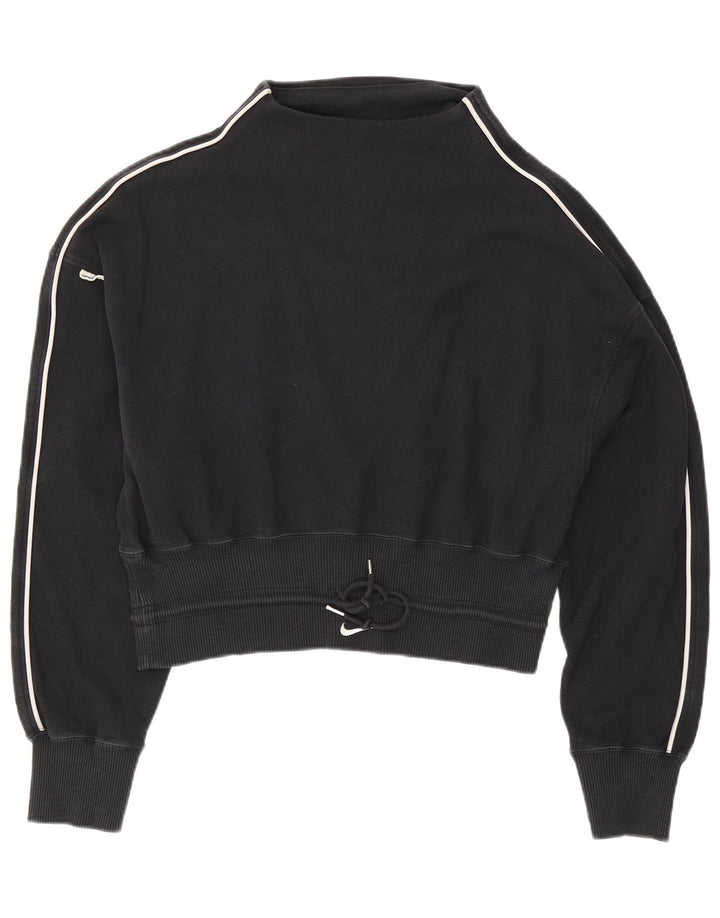 Pulover Nike pentru femei, UK 14, bumbac mediu negru