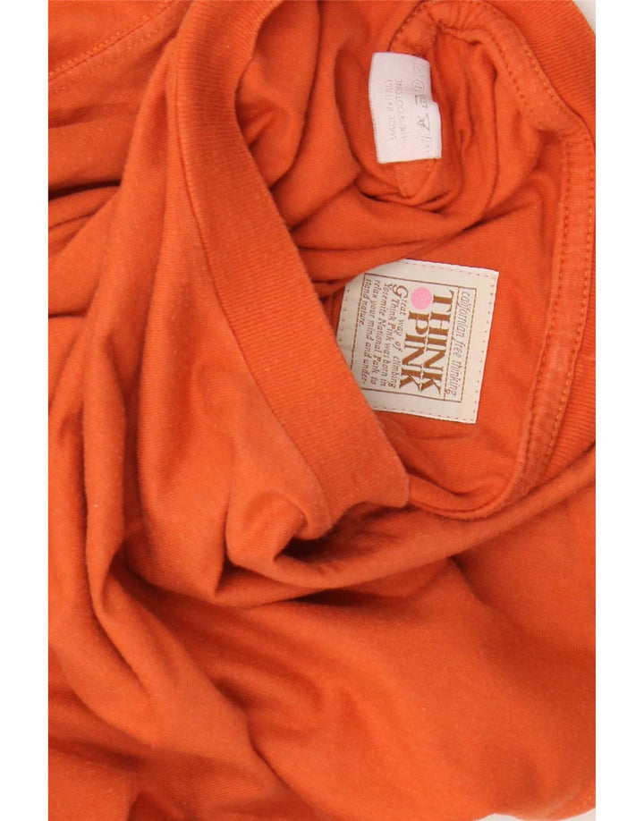 Tricou pentru bărbați Think Pink Top mare bumbac portocaliu