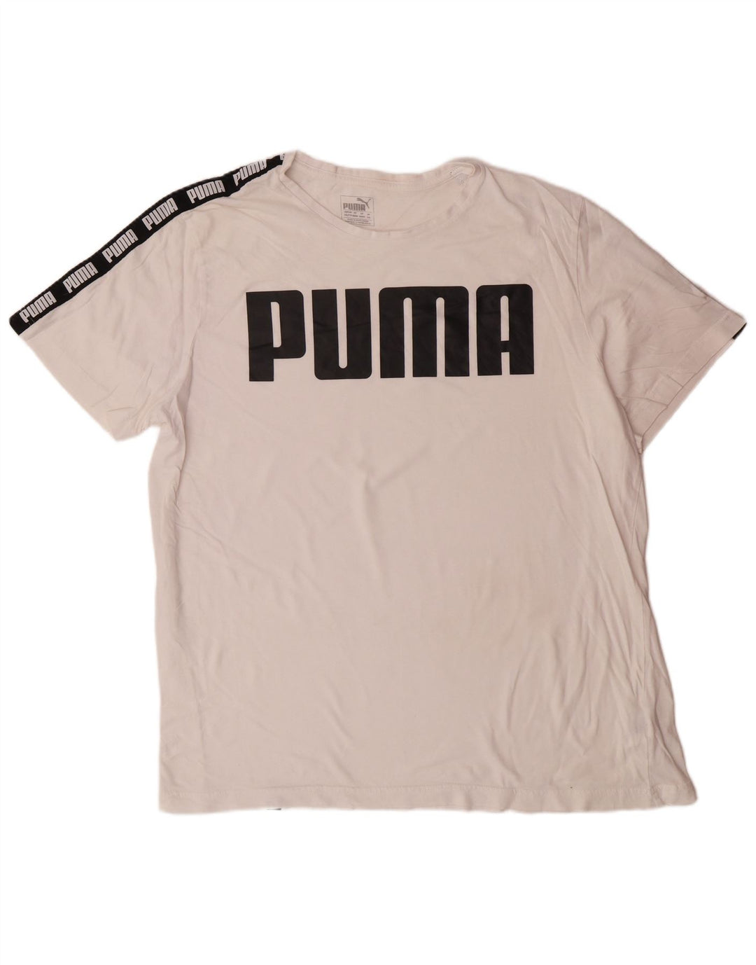 Tricou grafic PUMA pentru bărbați Top 2XL bumbac alb