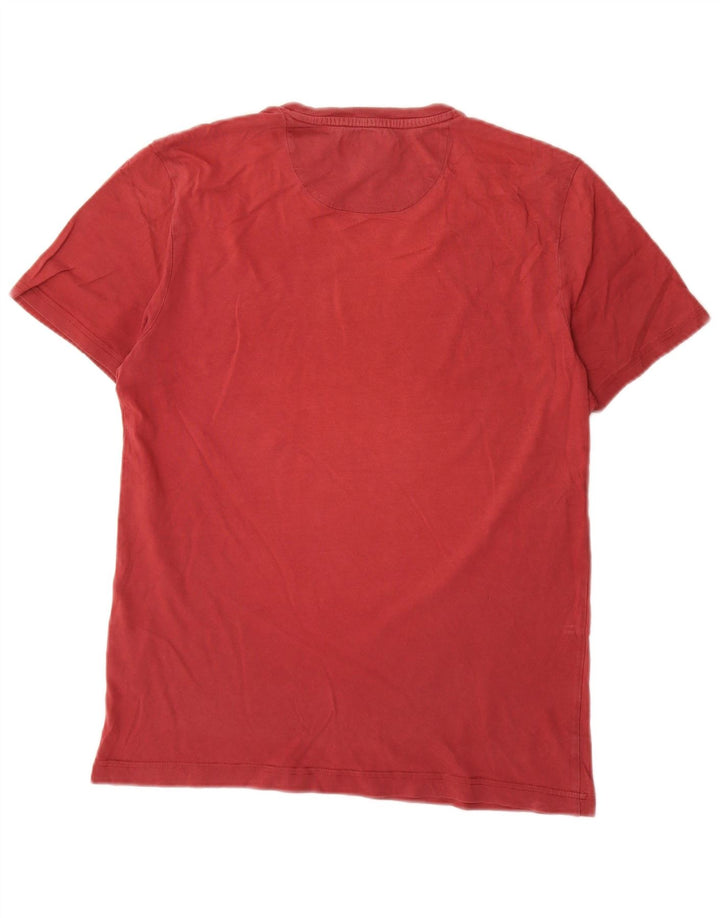 Tricou pentru bărbați Lyle & Scott Top din bumbac roșu mediu