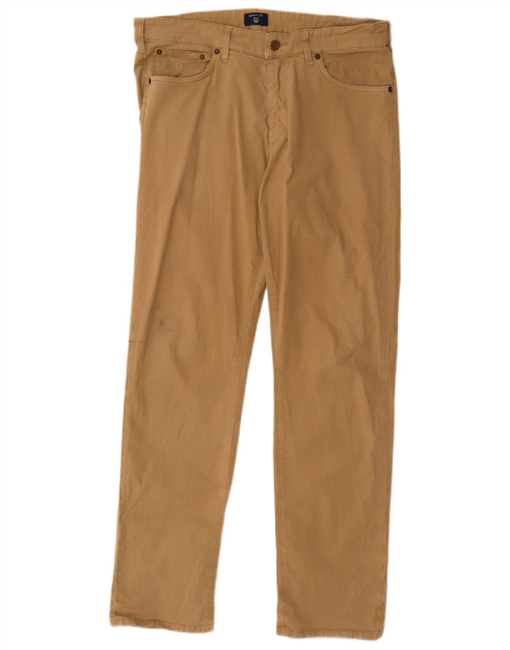 Pantaloni casual drepti pentru bărbați Gant W32 L32 bej