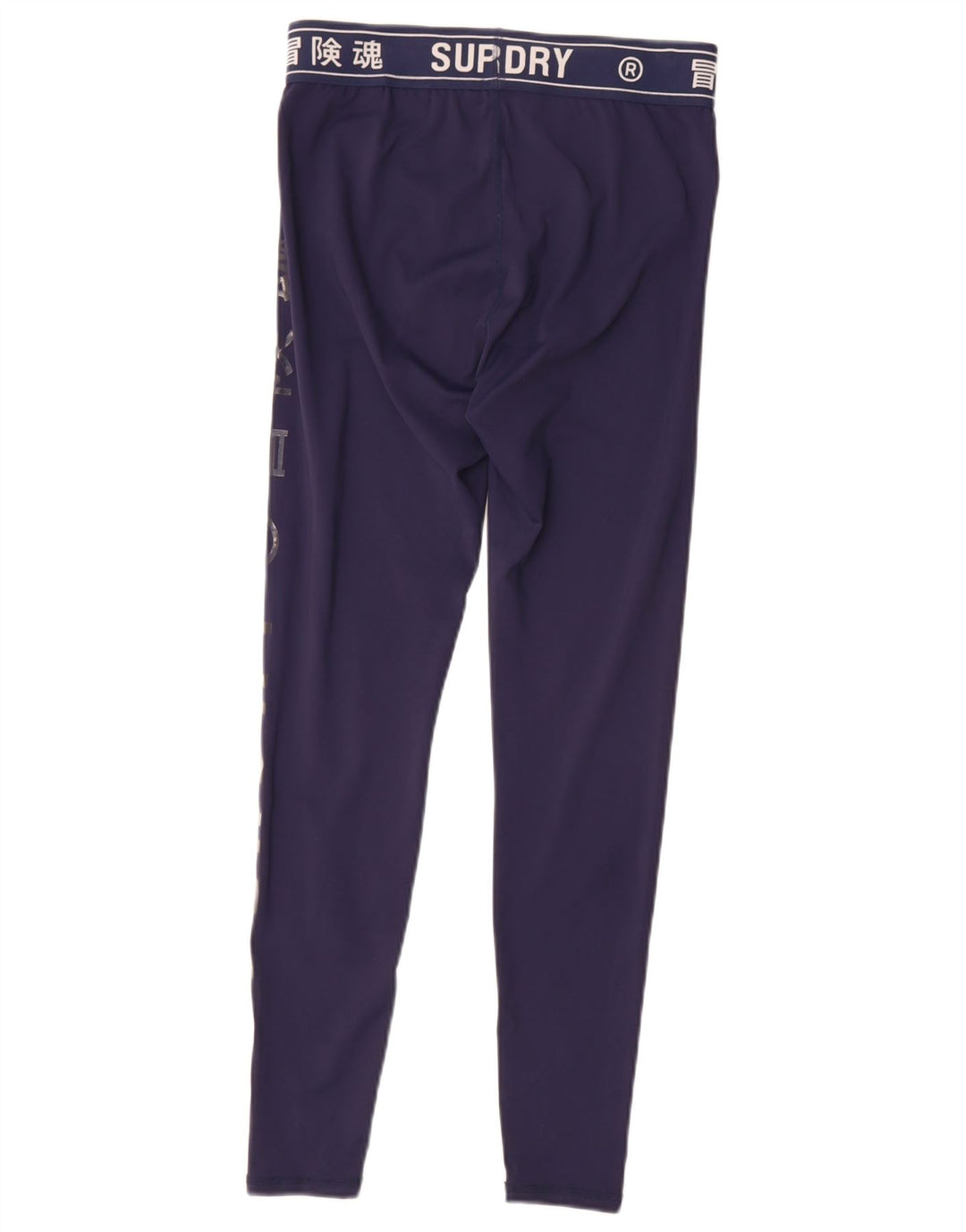 Leggings cu grafică pentru femei Superdry UK 12 Poliester mediu albastru bleumarin