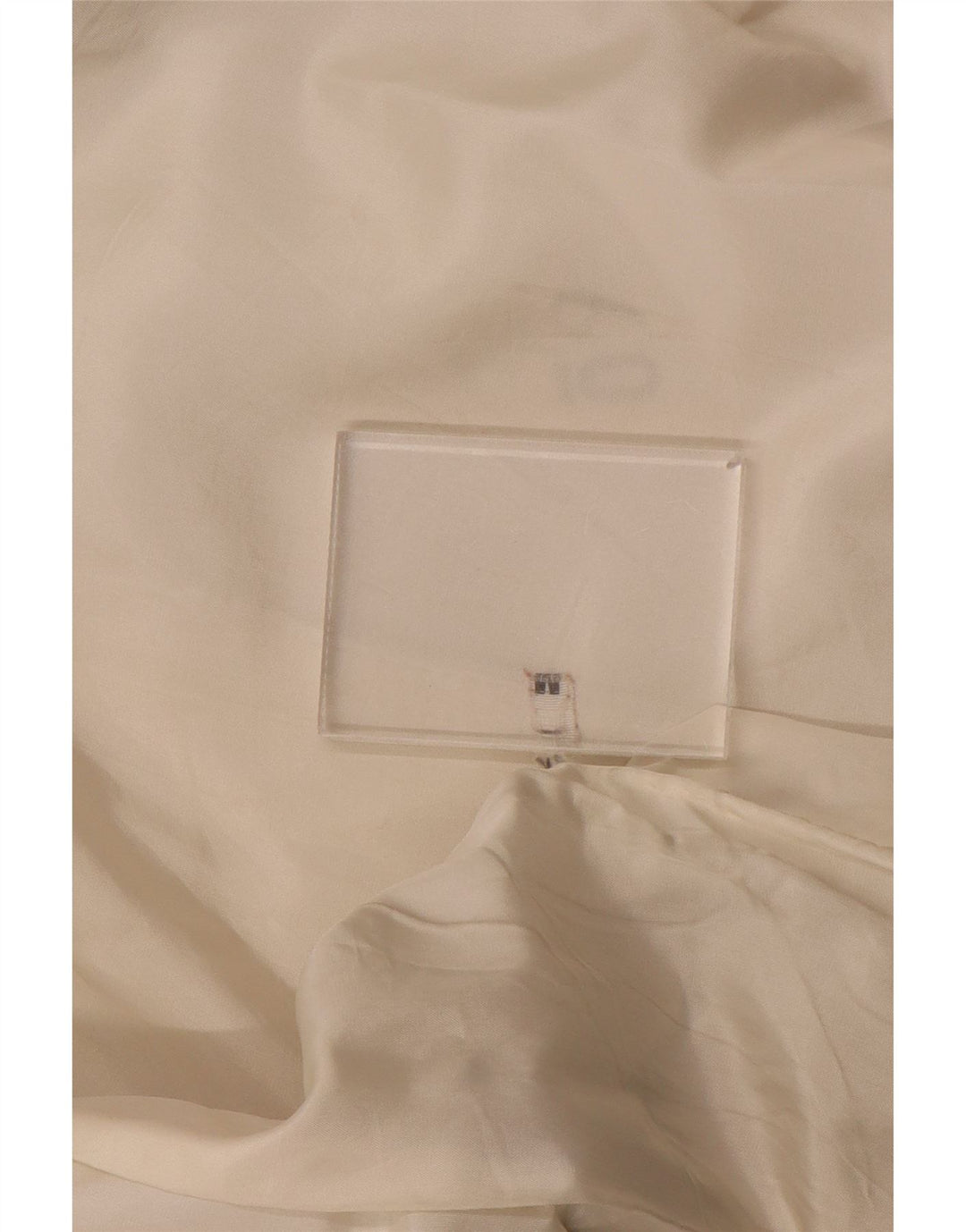 Jachetă vintage pentru femei, supradimensionată, cu piept dublu, UK 14, alb mediu