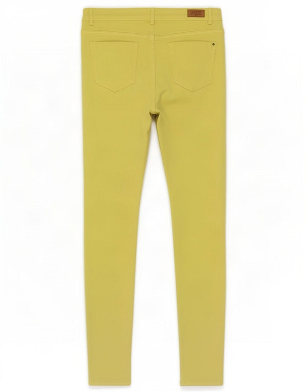 Pantaloni de damă Zara Trafaluc Skinny Casual EU 42 Large W32 L32 Galben
