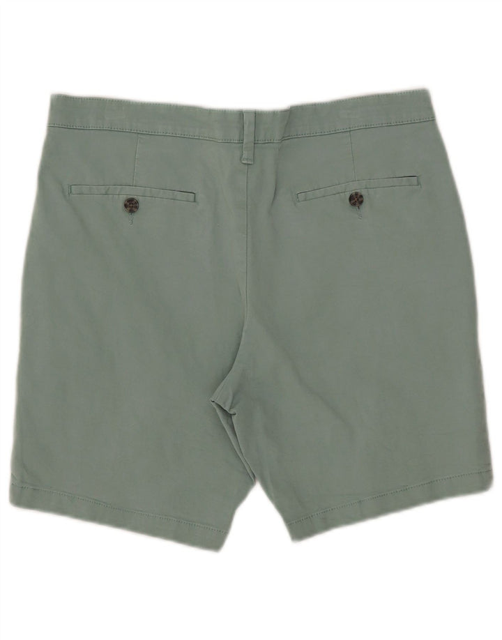 Pantaloni scurți chino pentru bărbați Marks & Spencer W34, bumbac verde mare