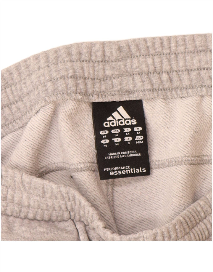 Pantaloni de trening Adidas pentru bărbați, bumbac cu pete gri medii