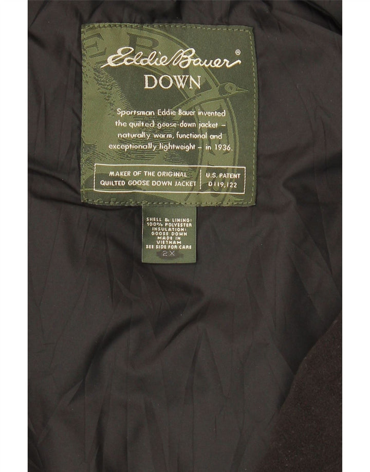 EDDIE BAUER Gilet căptușit pentru femei UK 20 2XL Red Check Poliester