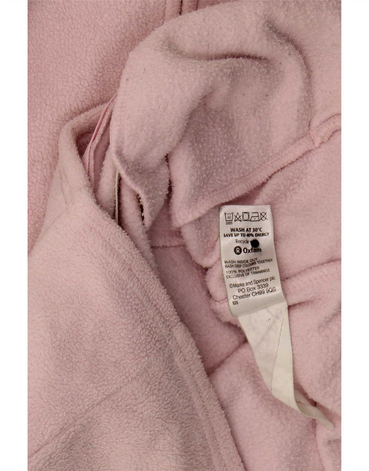 Jachetă fleece pentru femei Marks & Spencer UK 14, mare, roz, poliester