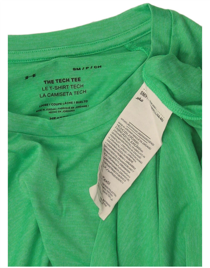 Tricou Under Armour pentru bărbați Loose Fit Top mic, verde, poliester