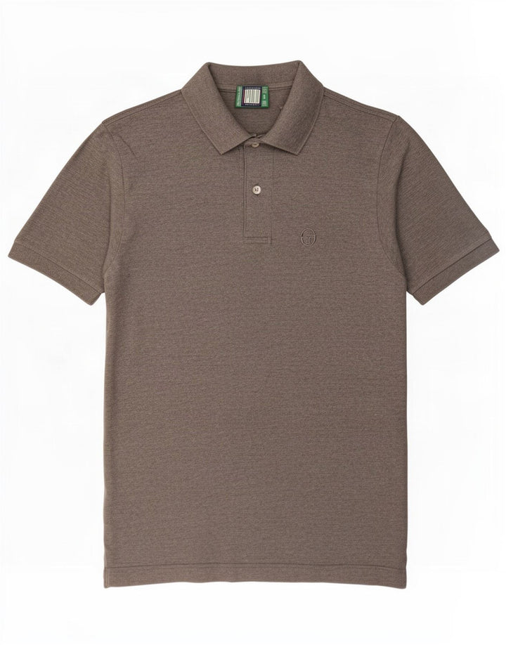 Tricou polo Sergio Tacchini pentru bărbați IT 50 bumbac gri mediu