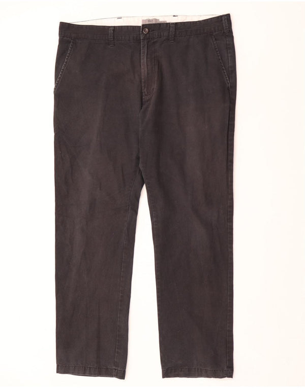 Pantaloni chino drepți pentru bărbați Marks & Spencer W38 L31 bumbac negru