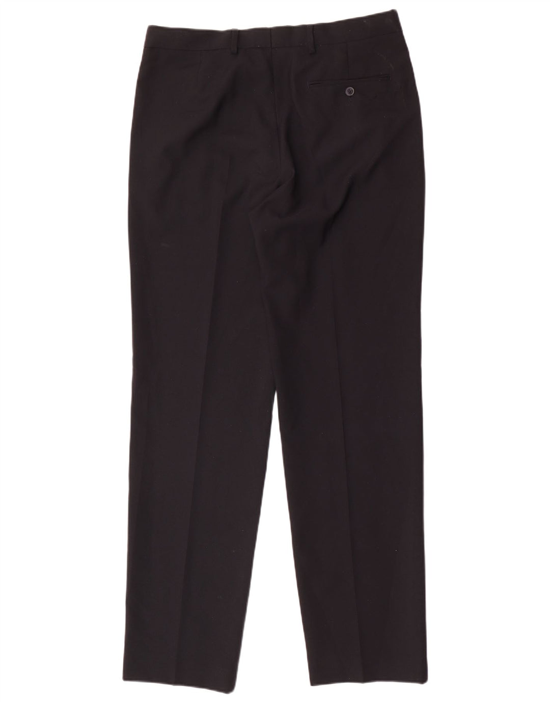Pantaloni de costum pentru bărbați Marks & Spencer, cu ajustare normală, L34 L33, poliester bleumarin