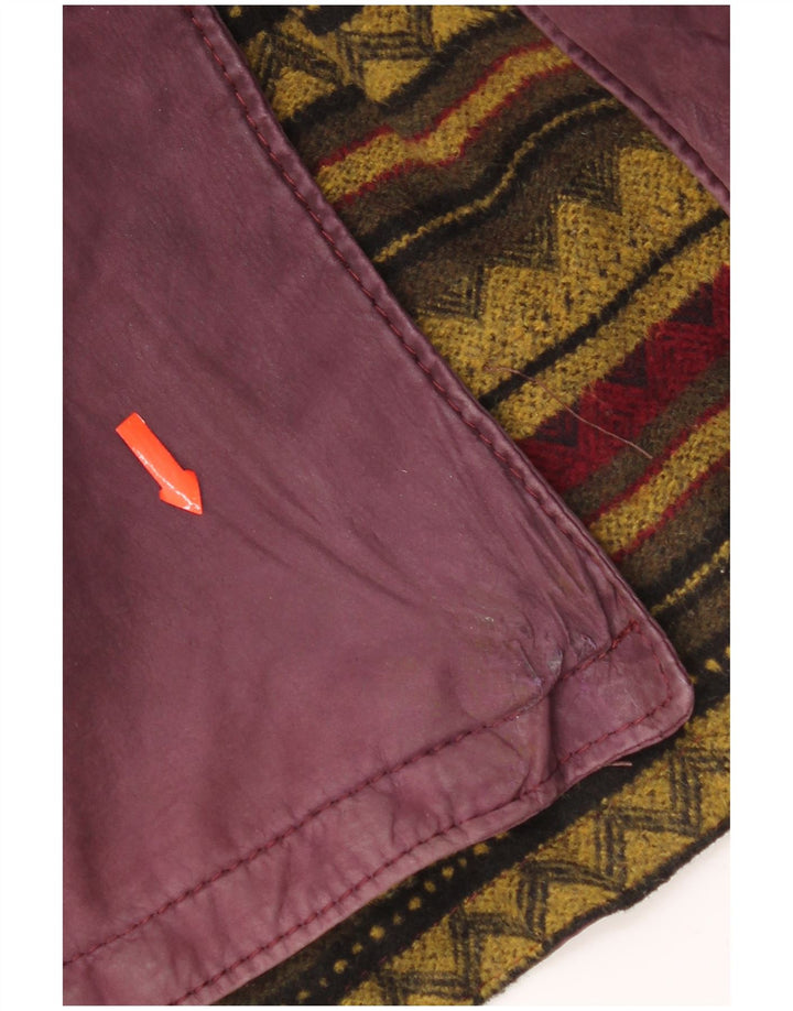 Poncho din piele vintage pentru femei cu glugă, mărime unica, maro