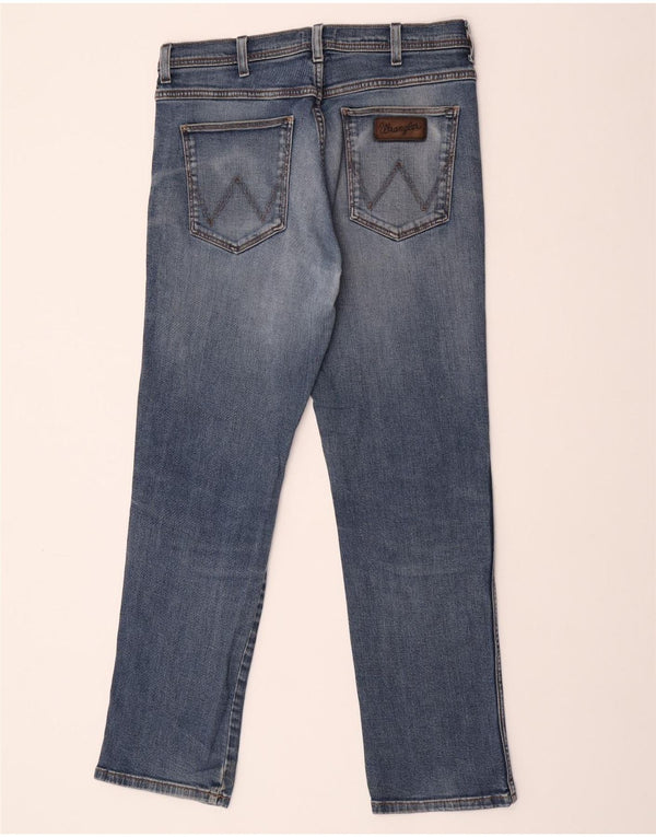 Blugi drepte pentru bărbați Wrangler Arizona W34 L32 bumbac albastru