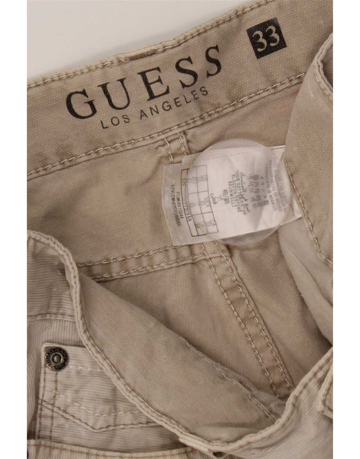 Pantaloni scurți casual pentru bărbați Guess W33 Large Gri