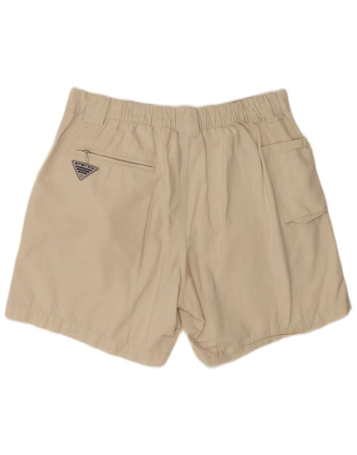 Pantaloni scurți cargo Columbia pentru bărbați, medii W32, bumbac, bej