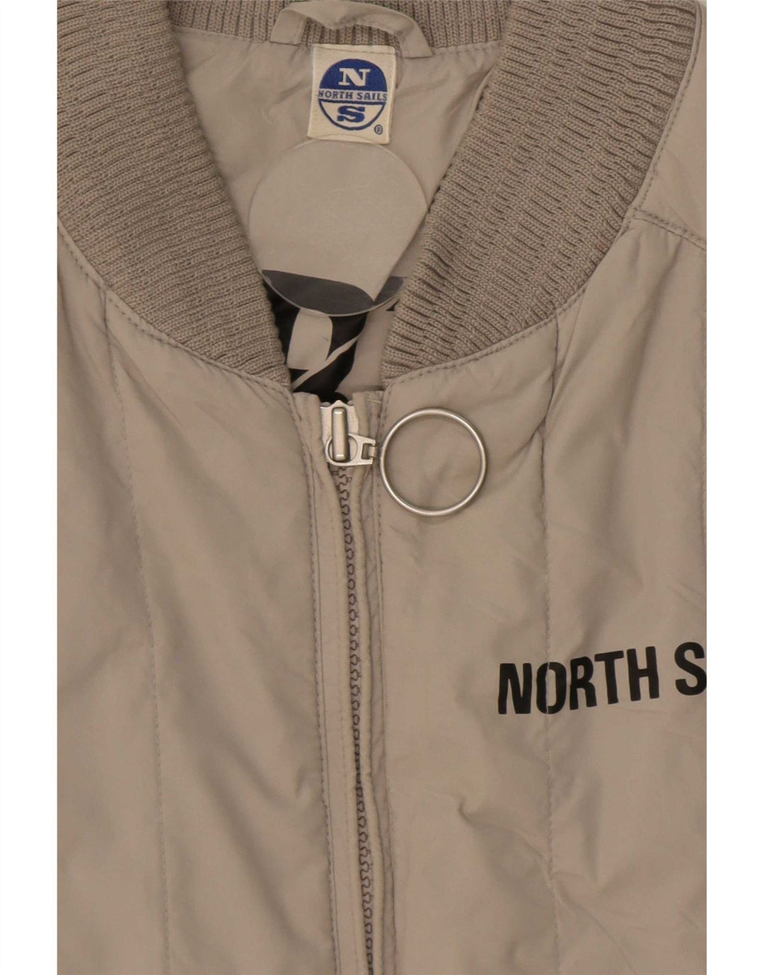 Gilet căptușit pentru bărbați North Sails UK 42 XL Bej Poliamidă