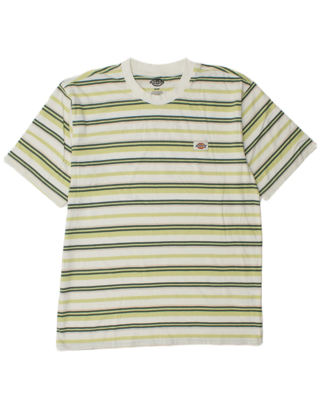 Tricou pentru bărbați Dickies Top din bumbac cu dungi verzi medii