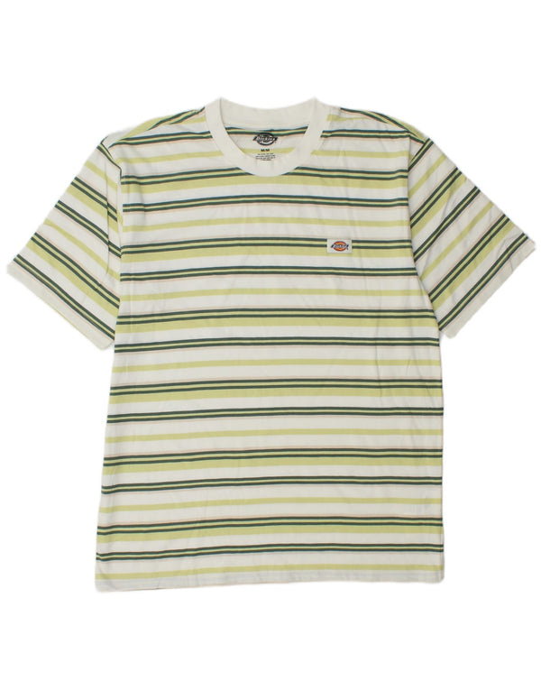 Tricou pentru bărbați Dickies Top din bumbac cu dungi verzi medii