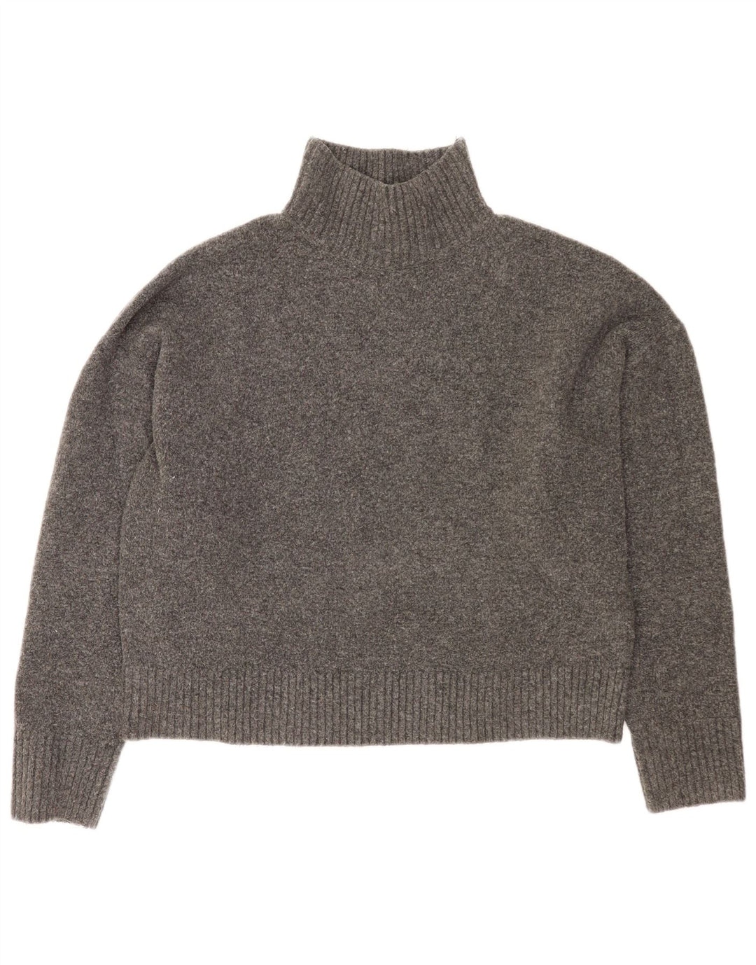 Pulover oversize cu gât țestoasă pentru femei Zara UK 16 mare, gri