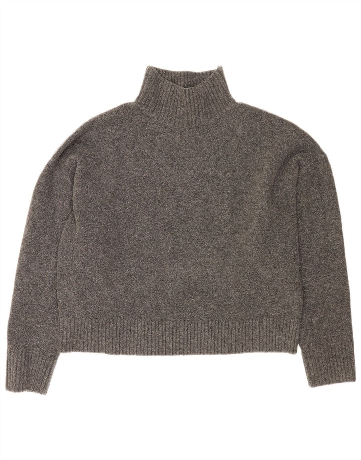 Pulover oversize cu gât țestoasă pentru femei Zara UK 16 mare, gri